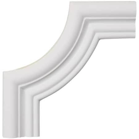 Ekena Millwork 6"W x 6"H x 1/2"P Swindon Panel Moulding Corner (matches moulding PML01X00SW) PML06X06SW